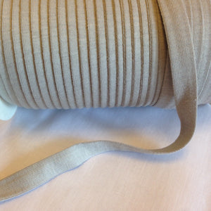 Jersey-Schrägband Baumwolle grau hellgrau