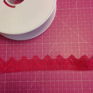 Spitzen-Band 20mm pink