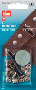 Prym Hohlnieten 6-9mm 8 Stk. silber