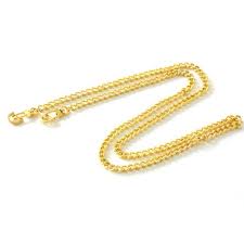 Taschenkette 9mm gold