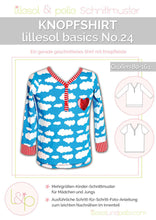 Lade das Bild in den Galerie-Viewer, Lillesol - Knopfshirt  basics No.24
