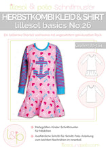 Lade das Bild in den Galerie-Viewer, Lillesol - Herbstkombi Kleid &amp; Shirt  basics No.26
