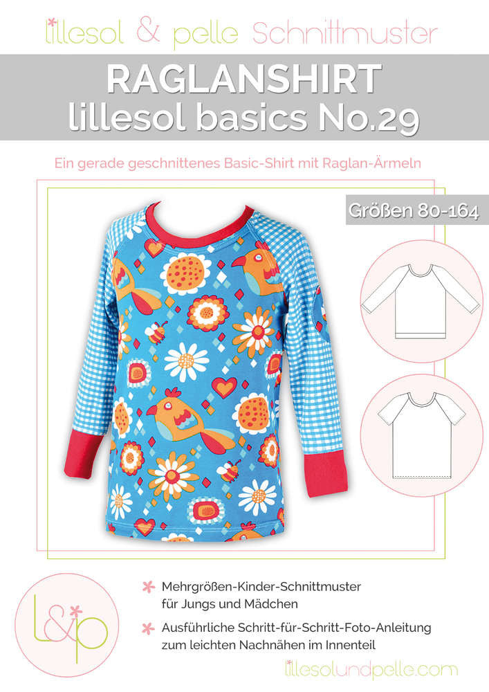 Lillesol - Raglan-Shirt  basics No.29