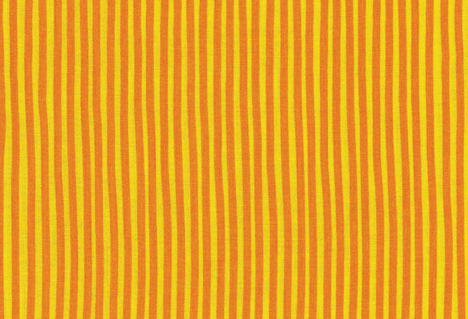 Baumwollstoff Westfalen Junge Linie Streifen gelb/orange