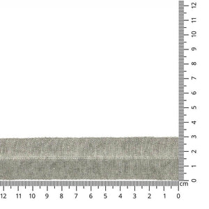 Einfassband Wolltresse grau