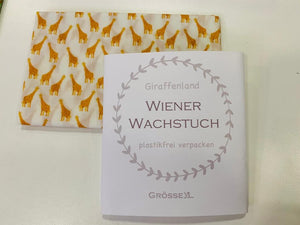 Wiener Wachstuch Gr. XL Giraffen