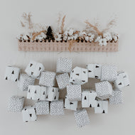 Eulenschnitt Adventskalender Tanne