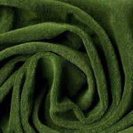Frottee-Stretch grün