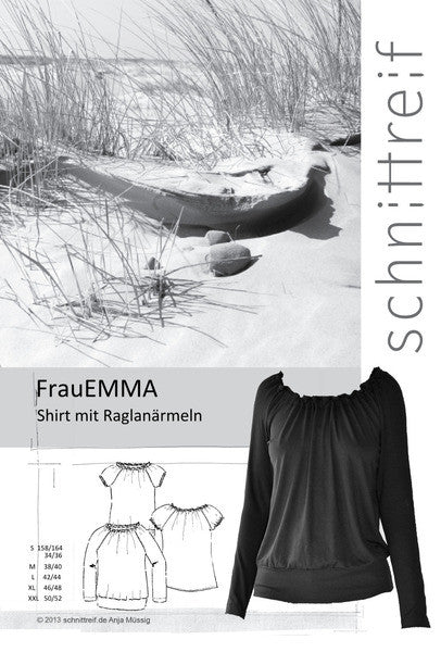 Schnittreif - FrauEmma – ein Raglanschnitt fürs ganz Jahr