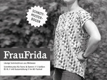 Lade das Bild in den Galerie-Viewer, Schnittreif - Frau FRIDA - lässige Sommerbluse
