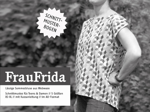 Schnittreif - Frau FRIDA - lässige Sommerbluse
