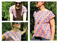 Lade das Bild in den Galerie-Viewer, Schnittreif - Frau FRIDA - lässige Sommerbluse
