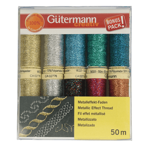 Gütermann Metalleffekt-Set 10x 50m