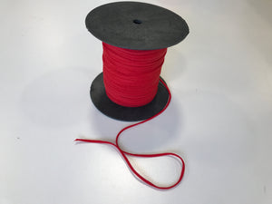 Gummikorrdel soft cord 2mm rot