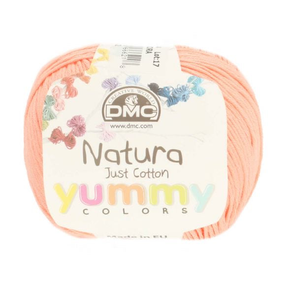 DMC Natura Just Cotton 50g Orange, Rosa