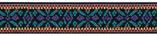 Prym Gummiband Color - Elastic Blume 25 mm