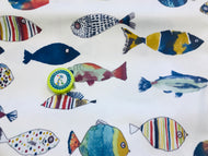 Wasserabweisend Gone fishing vintage Fische (matt)