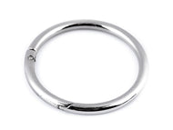 Karabiner Taschenring 59mm außen silber