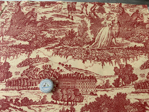 Homedeco Landleben/Landschaft rot toile de jouy Versailles