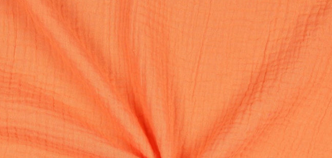 Bio-Musselin Double Gauze Uni orange