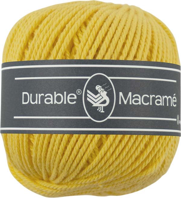 Durable Macramé 100g bright yellow (2180)