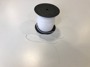Gummikordel soft cord 2mm weiß