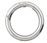 Karabiner Taschenring 40mm silber