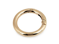 Karabiner Taschenring 35mm außen gold