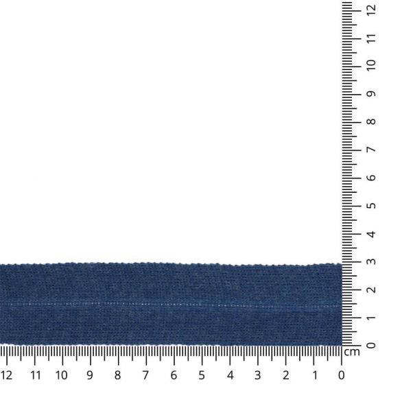 Einfassband Wolltresse mittelblau