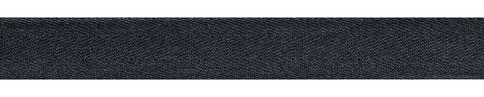 Köperband Baumwoll-Nahtband 20mm schwarz