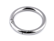 Karabiner Taschenring 40mm außen silber