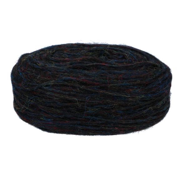 LOPI Plötulopi Island-Wolle (ungesponnenes Garn) 100g schwarz blau