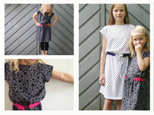 Lade das Bild in den Galerie-Viewer, Schnittreif - JULIE Jerseykleid für Mädchen
