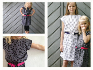 Schnittreif - JULIE Jerseykleid für Mädchen