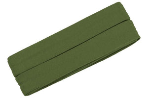 Jersey-Schrägband Viskose 3 Meter grün khaki Nr. 425