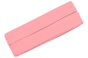 Jersey-Schrägband Viskose 3 Meter rosa lachsorange Nr. 016