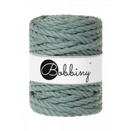 Bobbiny Makramee-Kordel, dreifach gedreht, 9 mm, laurel 3PLY MAKRAMEE-SCHNUR
