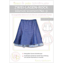 Lade das Bild in den Galerie-Viewer, Lillesol - Zwei-Lagen-Rock Women No. 9
