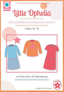 Farbenmix - Little Ophelia Shirt und Kleid mit amerikanischen Ausschnitt