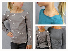 Lade das Bild in den Galerie-Viewer, Schnittreif - Marlene -  Jerseyshirt
