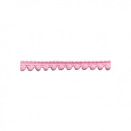 Mini-Bommelborte rosa