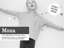Lade das Bild in den Galerie-Viewer, Schnittreif - Mona - Raglansweater mit schmalen Ärmeln
