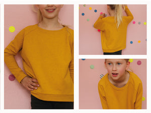 Schnittreif - Mona - Raglansweater mit schmalen Ärmeln