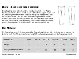 Schnittreif - Rieke - Leggings für Mädchen