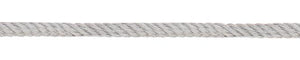 Kordel Parkakordel gedreht 4mm grau silbergrau