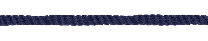 Kordel Parkakordel gedreht 4mm blau tintenblau