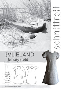 Schnittreif - kleinVLIELAND Jerseykleid mit Rundhalsausschnitt