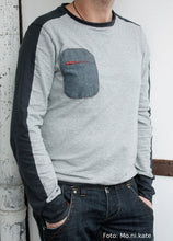 Lade das Bild in den Galerie-Viewer, Schnittreif - WALCHEREN Shirt mit Ärmelstreifen für Männer und große Jungs
